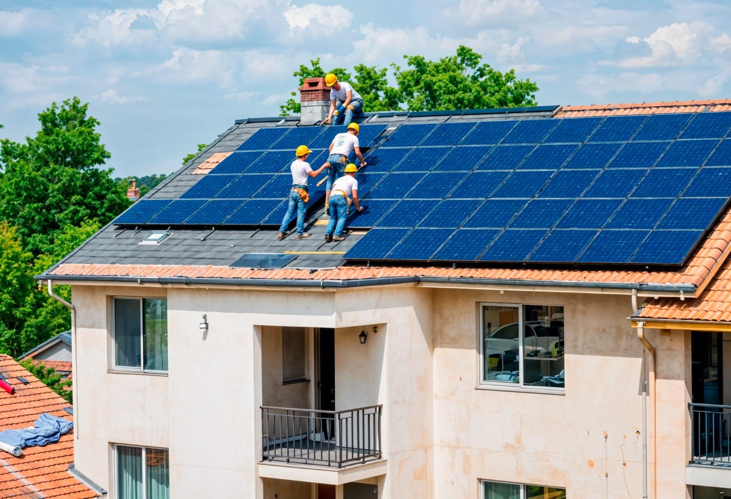 Home Solar Panel Setup