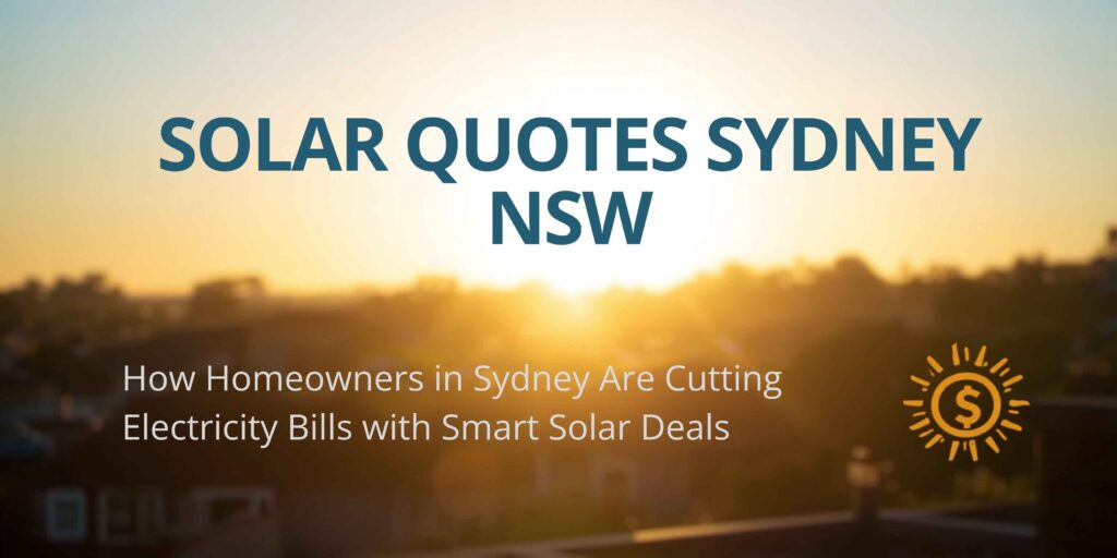 Solar Quotes Sydney NSW How Homeowners in Sydney Are Cutting Electricity Bills with Smart Solar Deals Solar Quotes Sydney NSW: How Homeowners in Sydney Are Cutting Electricity Bills with Smart Solar Deals
