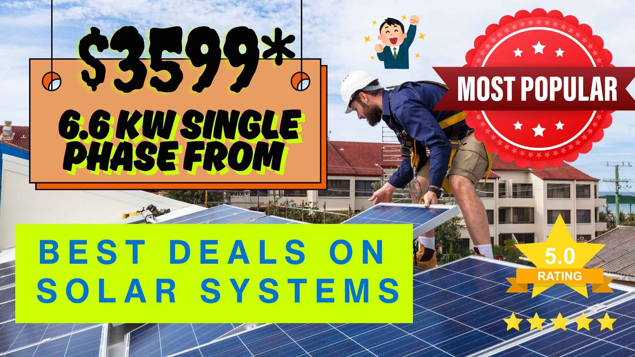 BEST DEALS on Solar systems 6.6KW Solar System